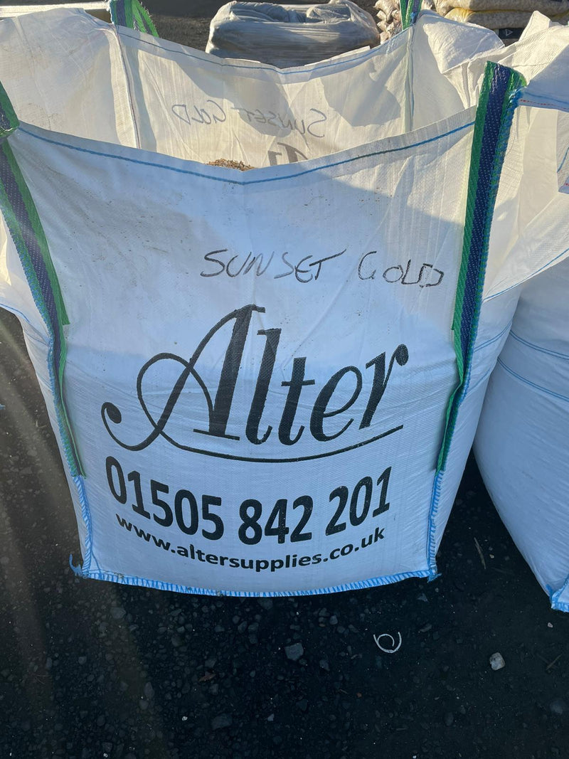 Bulk bag of Sunset Gold dashing 3-8mm