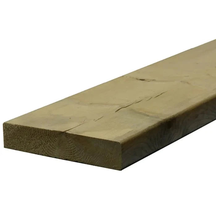 4.8m x 250 x 47mm (10X2) Treated Timber Joist | C16 Grade Regularised
