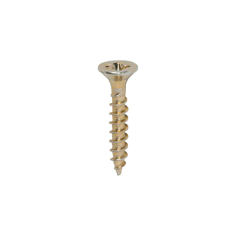 Timco - Classic Screw PZ2 CSK Yellow Passivated 3.5 x 20 - box of 200