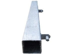 Heavy Duty Field Gate Hanging Post | 100x100mm Box Section
