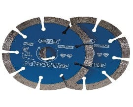 SEGMENTED DIAMOND BLADE TWIN PACK (115MM)