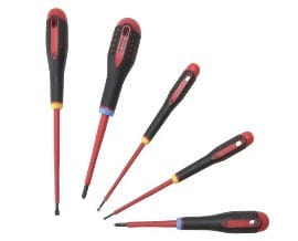 Bahco 5 Piece Ergo™ VDE Screwdriver Set - SL/PZ