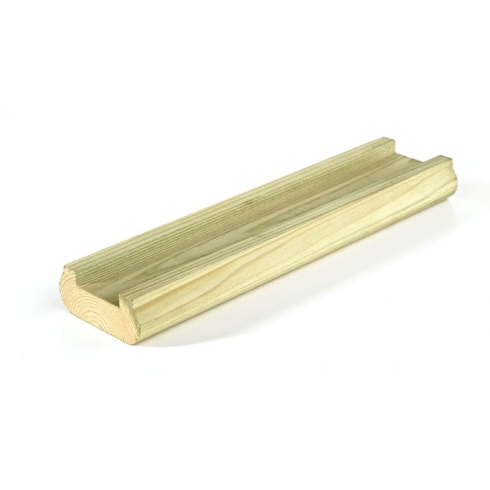 Redwood Decking Baserail Treated 4.2 x 78 x 38mm