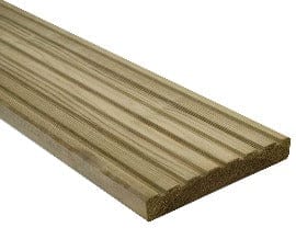 Redwood Decking Treated 145mm x 28mm - 3.6m, 4.8m, 5.4m