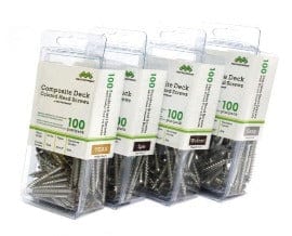 UltraShield Coloured Composite Decking Screws | Pack of 100