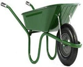 HAMMERLIN ORIGINAL Green 90Litre Pneumatic wheel barrow