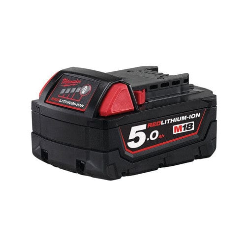 Milwaukee  M18B5 M18 5.0Ah  Red Lithium-Ion Battery