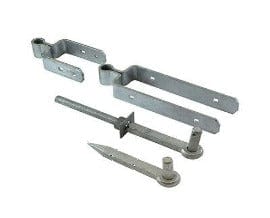 FG double strap galvanised Hinge Sets  12" 300MM GALV P20 - non adjustable